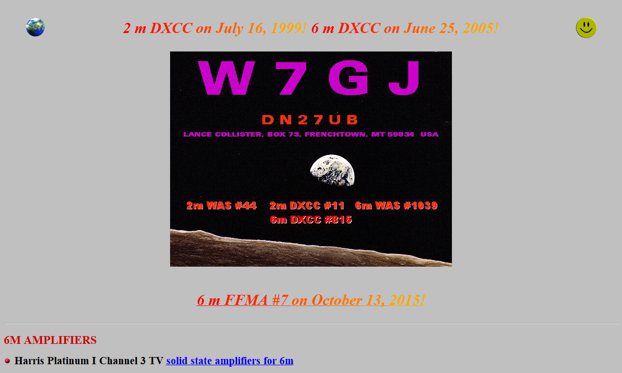 EME and VHF DXing Ham Radio Stop Amateur Radio Directory
