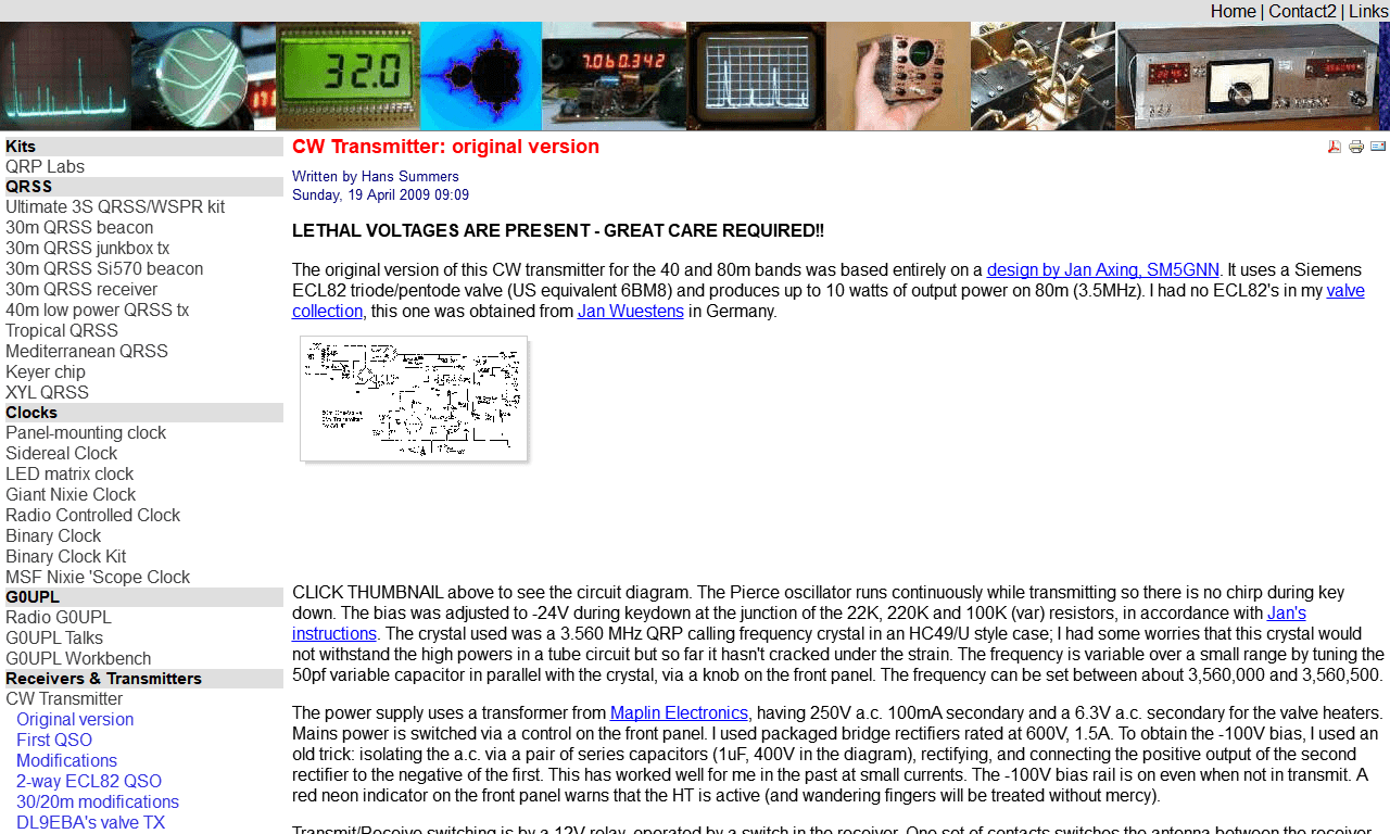 80m CW Transmitter - Ham Radio Stop Amateur Radio Directory