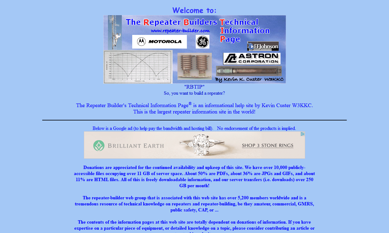 Repeater Builder's Technical Information Page Ham Radio Stop Amateur